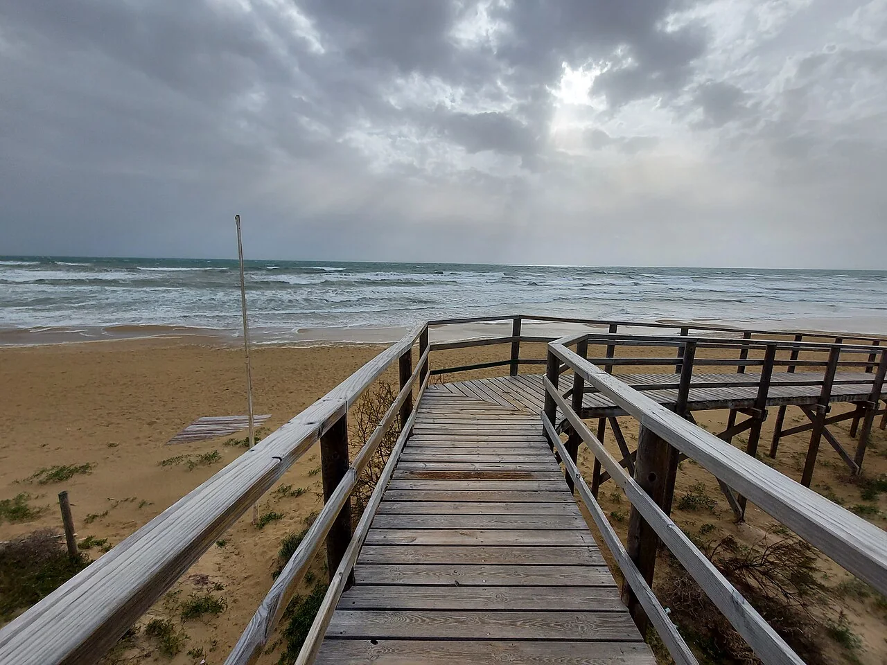 Guardamar del Segura beach near Hotel Poseidon