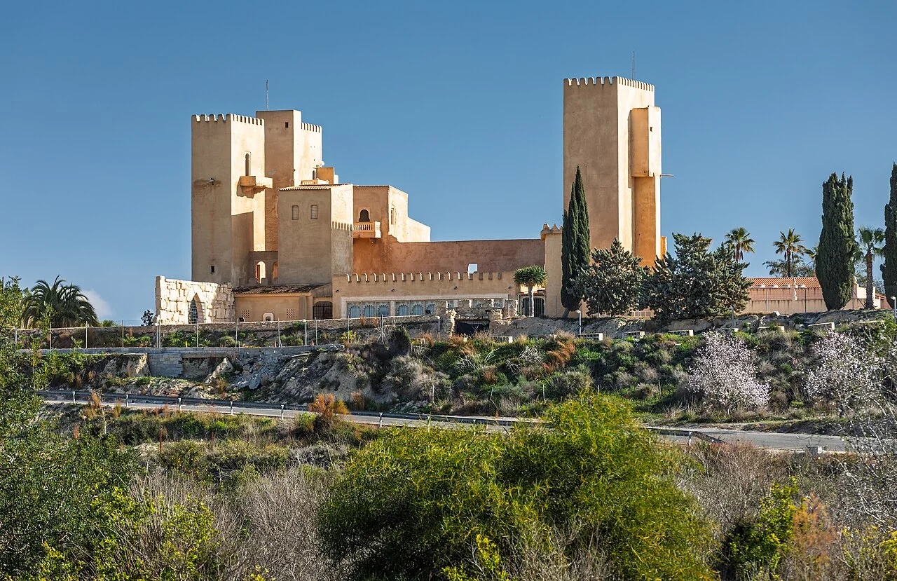 Castillo de San Miguel in San Miguel de Salinas, Alicante, Spain, 2025 February
