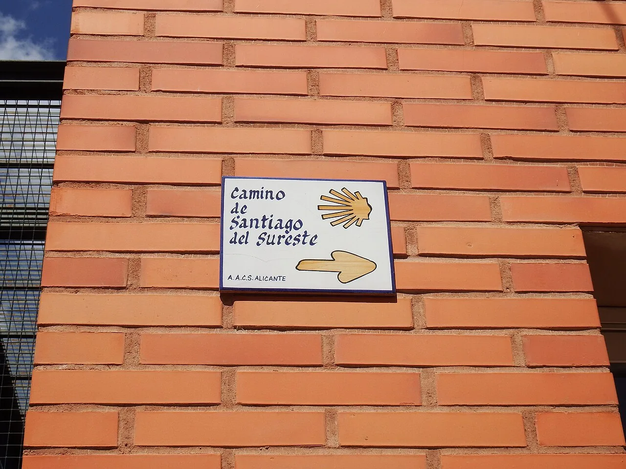 Señal del Camino en Bigastro