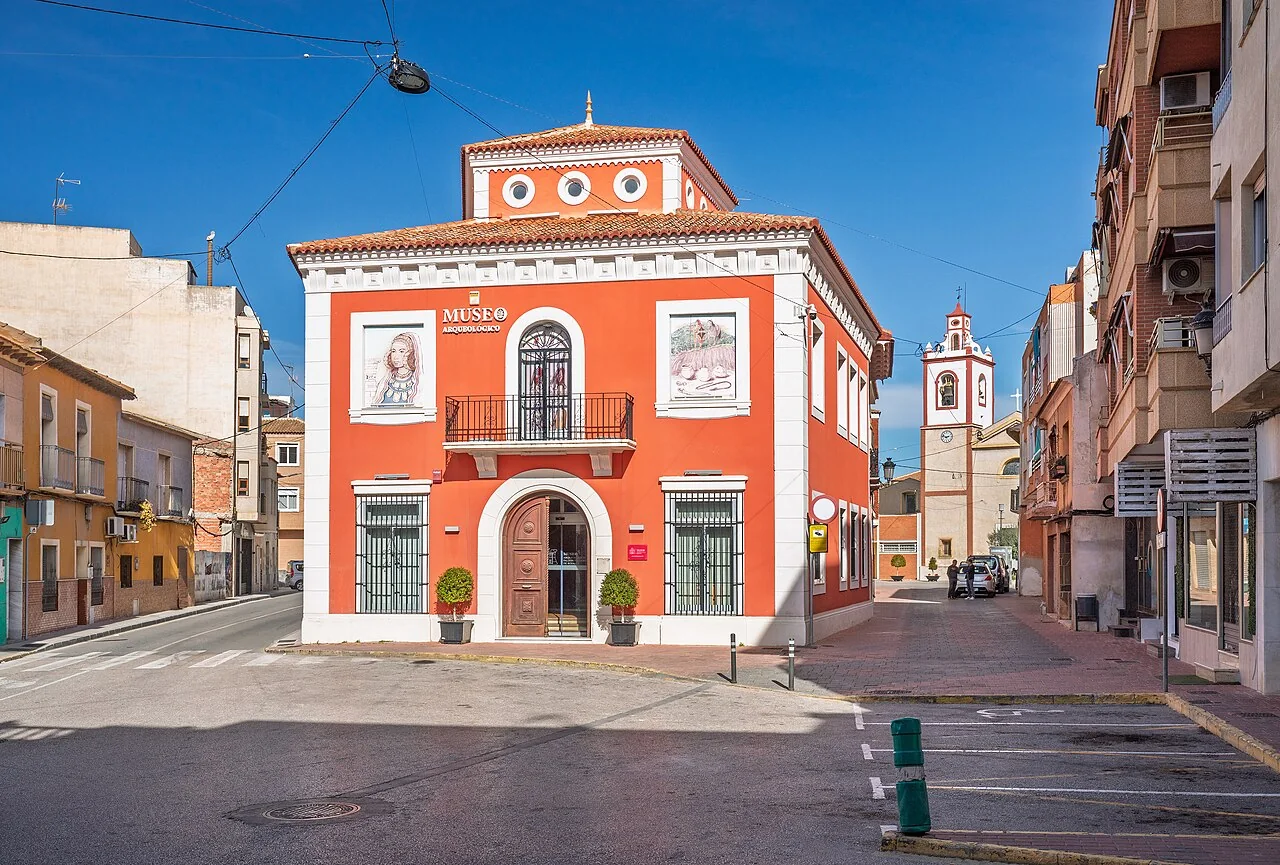 Museo Arqueológico-Paleontológico de Rojales by Plaza de España in Rojales, el Baix Segura, Alicante, Spain, 2025 February